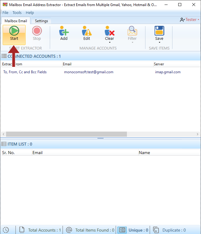 Mailbox Email Extractor parses emails from all types of inboxes