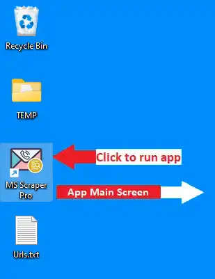 desktop icon MS Phone Number Extractor Pro