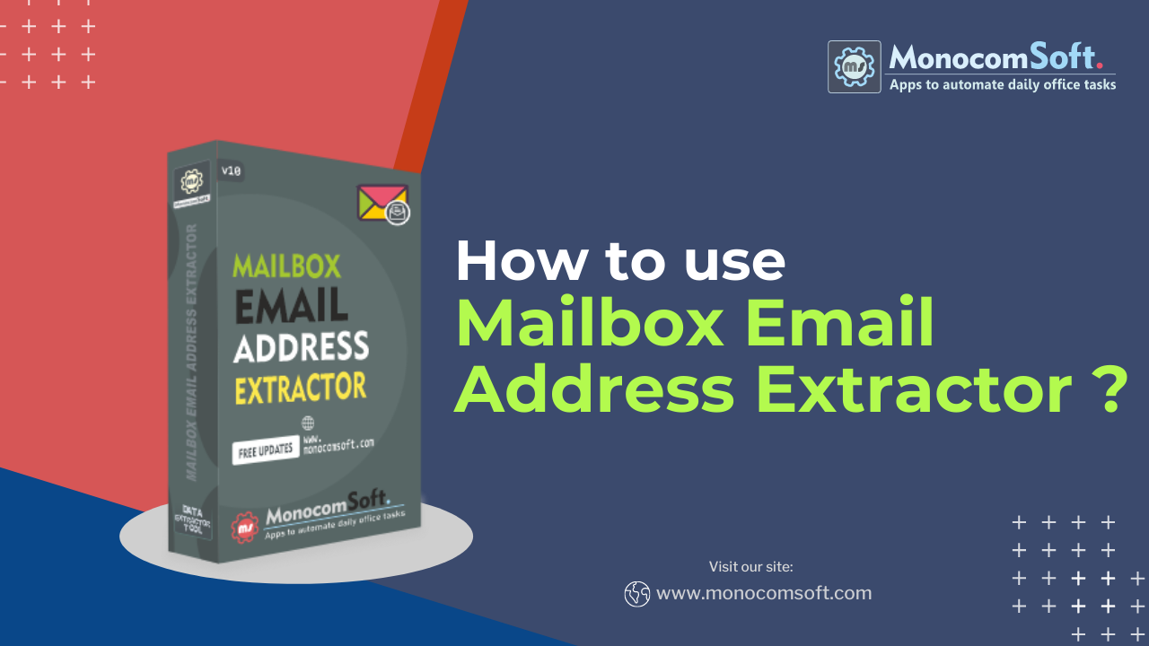 Mailbox Email Extractor parses emails from all types of inboxes